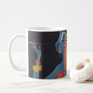Vintage-Reiseposter für Flüge mit Twa nach Las Veg Kaffeetasse