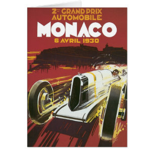 Vintage-Reiseposter, Großer Preis von Monaco Autor