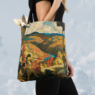 Vintage Reiseposter, In Old Kentucky, NC Wyeth Tasche