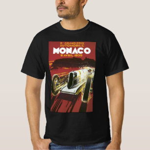 Vintage-Reiseposter, Monaco Grand Prix Autorennen T-Shirt