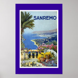 Vintage Reiseposter Sanreno Poster