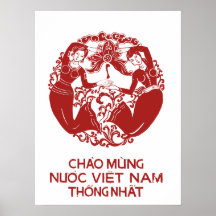 Vintage-Reiseposter - Vietnam