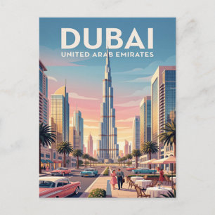 Vintage-Reisepostkarte   Dubai Postkarte