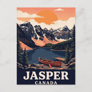 Vintage-Reisepostkarte Jasper Kanada Postkarte