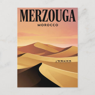 Vintage-Reisepostkarte   Merzouga, Marokko Postkarte