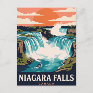 Vintage-Reisepostkarte Niagara Falls Kanada Postkarte