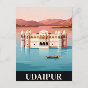 Vintage-Reisepostkarte   UDAIPUR Postkarte