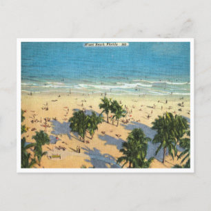 Vintage-Reiseprospekt Miami Beach, Florida Postkarte