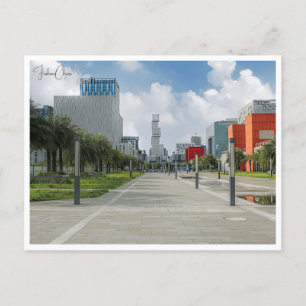 Vintage Reisestadt Foshan China Chinesische Ferien Postkarte