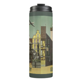 Vintage Reisetrommel DEUTSCHLANDS Thermosbecher