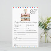 Vintage Reisevorausschätzungen und Ratschläge (Stehend Vorderseite)