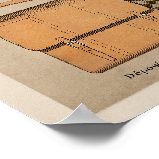 Vintage Reitausrüstung (1890) Poster (Ecke)