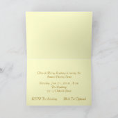 Vintage Reiterpferdeeinladungs-Karte 2 Einladung (Innenseite)