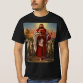 Vintage Religion, Christus, der gute Hirte T-Shirt (Vorderseite)