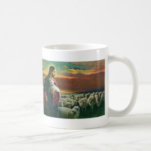 Vintage Religion, Christus guter Hirte mit Herde Kaffeetasse