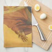 Vintage Religion, heiliges Herz Jesu Christi Geschirrtuch (Viertel Falte)