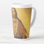 Vintage Religion, heiliges Herz Jesu Christi Milchtasse (Rechte Ecke)