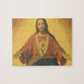 Vintage Religion, heiliges Herz Jesu Christi Puzzle (Horizontal)