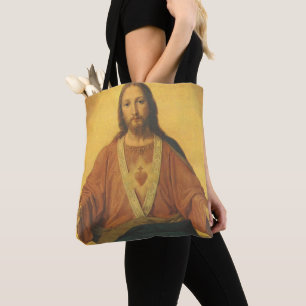 Vintage Religion, heiliges Herz Jesu Christi Tasche