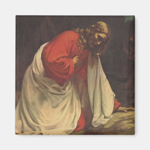 Vintage Religion Jesus Christlicher Garten von Get Magnet