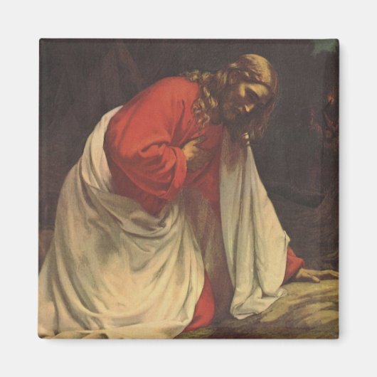 Vintage Religion Jesus Christlicher Garten von Get Magnet (Vorne)