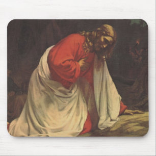 Vintage Religion Jesus Christus Garten von Gethsem Mousepad