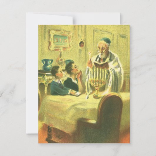 Vintage Religion, Judentum, Licht der Menorah (Vorderseite)