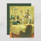 Vintage Religion, Judentum, Licht der Menorah (Vorne/Hinten)