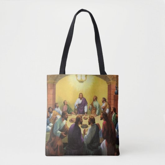 Vintage Religion, Letztes Abendmahl mit Jesus Chri Tasche (Vorderseite)