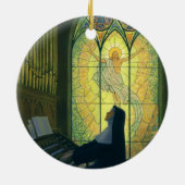 Vintage Religion, Nonnen Kirchenorgan Keramikornament (Hinten)