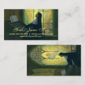 Vintage Religion, Nonnen Kirchenorgan Visitenkarte (Vorne/Hinten)