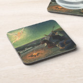 Vintage Religion, Verkündigung der Hirten Getränkeuntersetzer (Linke Seite)