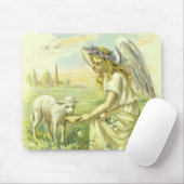 Vintage Religion, Viktorianischer Ostergel mit Lam Mousepad (Mit Mouse)