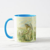 Vintage Religion, Viktorianischer Ostergel mit Lam Tasse (Links)