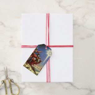 Vintage Religion, Weiße Männer mit Stern von Bethl Geschenkanhänger