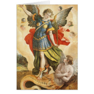 Vintage religiös, Sankt Michael besiegt Luzifer