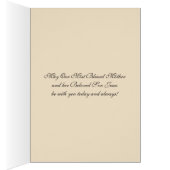 Vintage religiöse gesegnete Jungfrau Mary Baby Jes (Innen (Rechts))