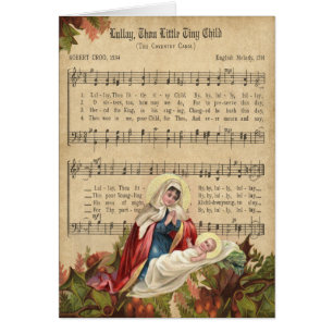 Vintage religiöse Jungfrau Maria Jesus Musik