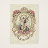 Vintage religiöse Jungfrau Mary Beerdigung katholi (Vorderseite)