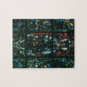 Vintage Religiöse Kirchenfenster aus festem Glas Puzzle (Horizontal)