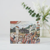 Vintage Religiöse Kunst Postkarte (Stehend Vorderseite)
