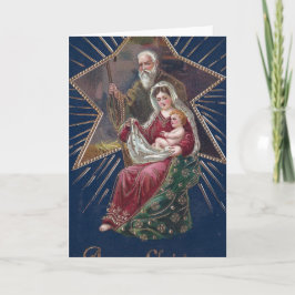 Vintage Religiöse Mary und Baby Jesus Weihnachten