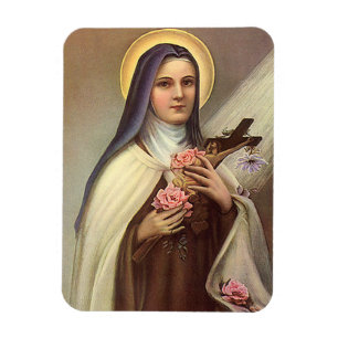 Vintage religiöse Ostern, Nonne mit Kreuz Magnet