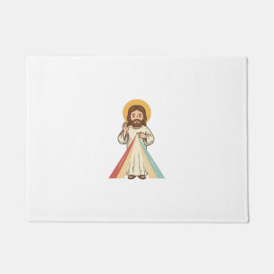 Vintage religiöse Segensvektor-Shirtgestaltung_1 Fußmatte