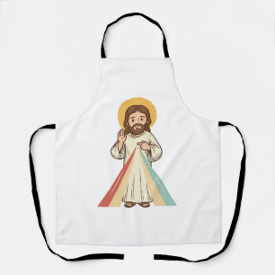 Vintage religiöse Segnungsvektor-Shirt Design_1 Schürze