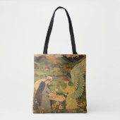 Vintage religiöse Tapestry mit dem Baby Jesus Chri Tasche (Vorderseite)