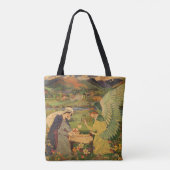 Vintage religiöse Tapestry mit dem Baby Jesus Chri Tasche (Rückseite)