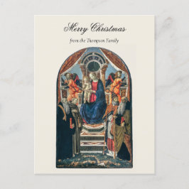 Vintage religiöse Weihnachtskrippe Christlich Feiertagspostkarte