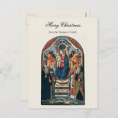 Vintage religiöse Weihnachtskrippe Christlich Feiertagspostkarte (Vorne/Hinten)