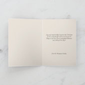 Vintage religiöse Weihnachtskrippe Christlich Karte (Innenseite)